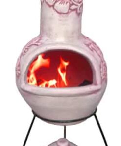 Rosas Mexican Chiminea - Pastel Amethyst (Large)