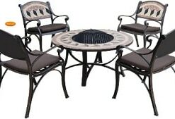Constance Firebowl Table & Chair Set