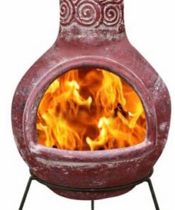 Espiral Mexican clay Chiminea (Extra-Large)