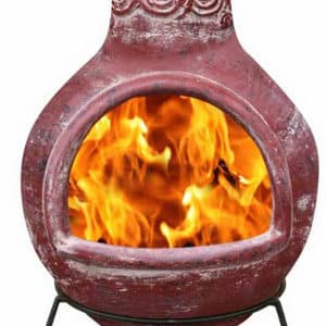 Espiral Mexican clay Chiminea (Extra-Large)