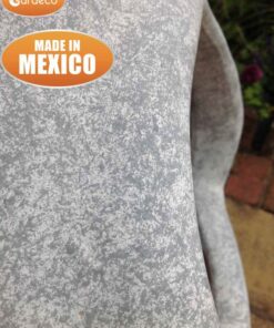 Ellipse Mexican Chiminea Mottled Grey - Close up
