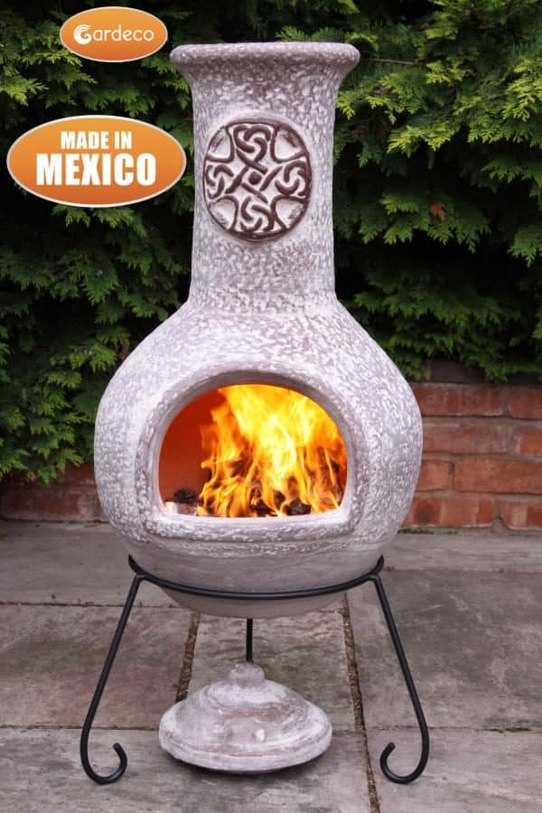 Cruz Mexican Chiminea Brushed Sandstone Chimineashop Co Uk