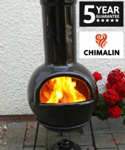 Sempra Chimalin AFC Chiminea - Glazed Black