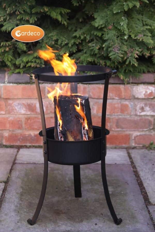 Swedish log burner with BBQ grill