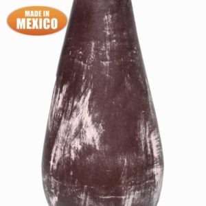 Gota Mexican Art Chiminea in Oxidised Brown (Large) - Rear view