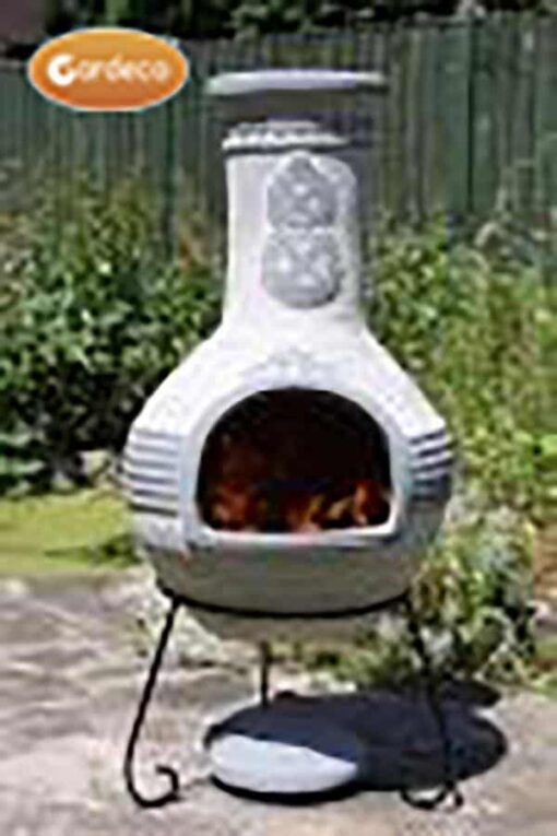 Azteca Mexican Chiminea Extra-Large in Grey