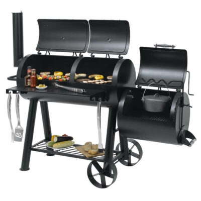 Tepro Indianapolis Heavy Duty Offset BBQ Pit Smoker