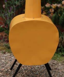 Stella Chimenea, mid-century retro design, orange