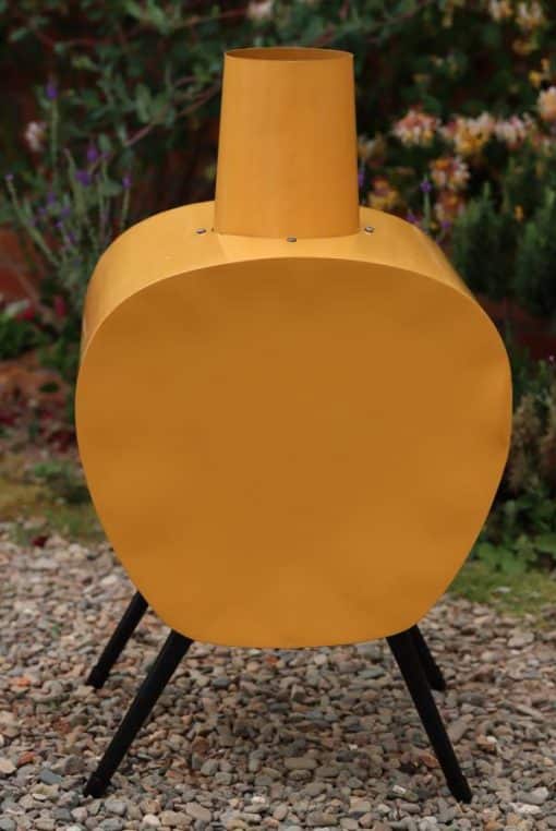 Stella Chimenea, mid-century retro design, orange